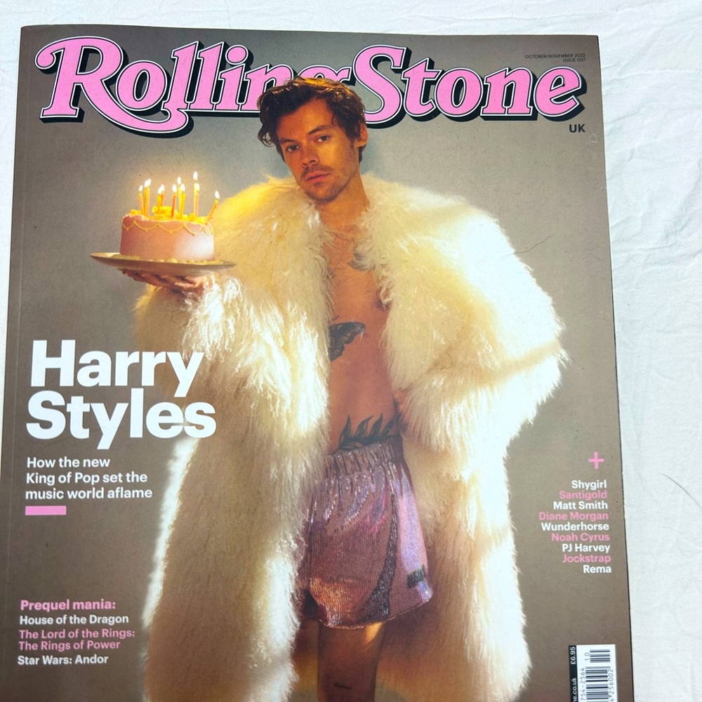 Harry Styles Rolling Stone magazine